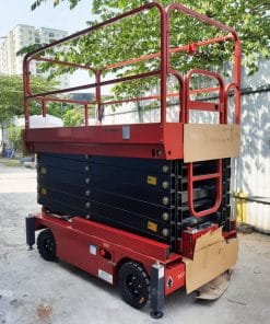 Thang Nâng Người Cắt Kéo 13m✅ Di Chuyển Điện SJY0.3-13A Hãng Maihui 3 thang nang nguoi di bo lai
