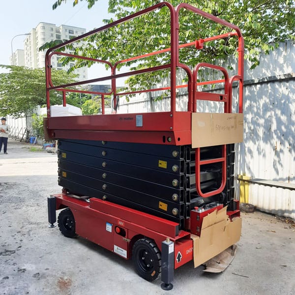 Thang Nâng Người Cắt Kéo 13m✅ Di Chuyển Điện SJY0.3-13A Hãng Maihui 5 Thang nâng người cắt kéo 13m SJY0.3-13A