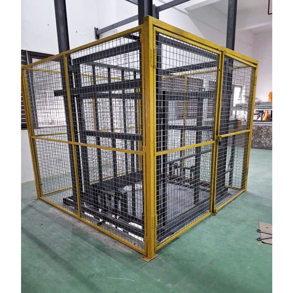 Thang nâng hàng thuỷ lực 1 tấn - Giải pháp tối ưu cho kho xưởng 14 Thang nâng hàng thuỷ lực 1 tấn nâng cao 5m