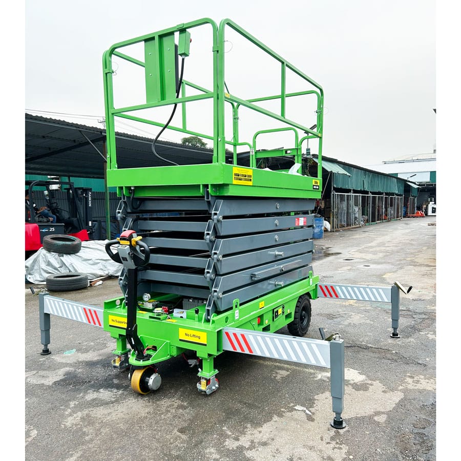 Thang nâng người di chuyển điện 500kg nâng cao 11m MK1100Z hãng Bestmax 5 Thang nâng người di chuyển điện 500kg nâng cao 11m hãng Bestmax